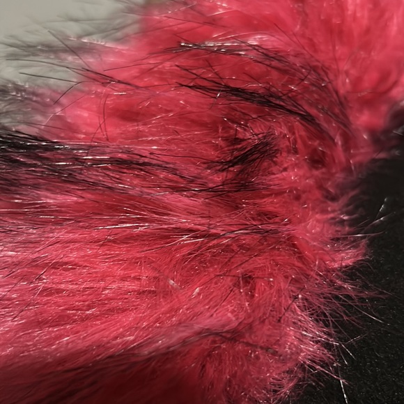 S13 New York army green pink faux fur collar puffer coat jacket - Picture 3 of 16